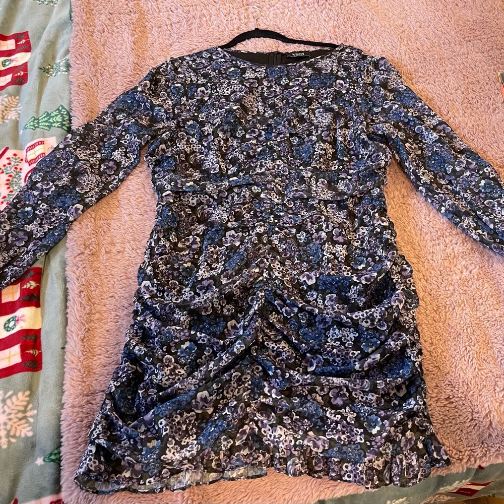 Vici Mini Floral Dress- Perfect dress for a wedding guest.